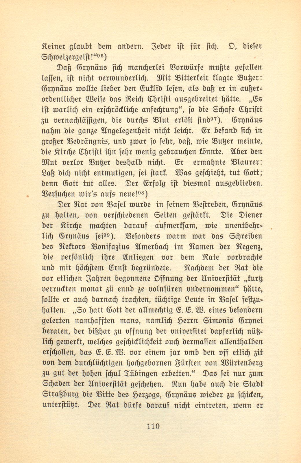 Die Berufung des Simon Grynäus nach Tübingen. 1534/1535 – Seite 23