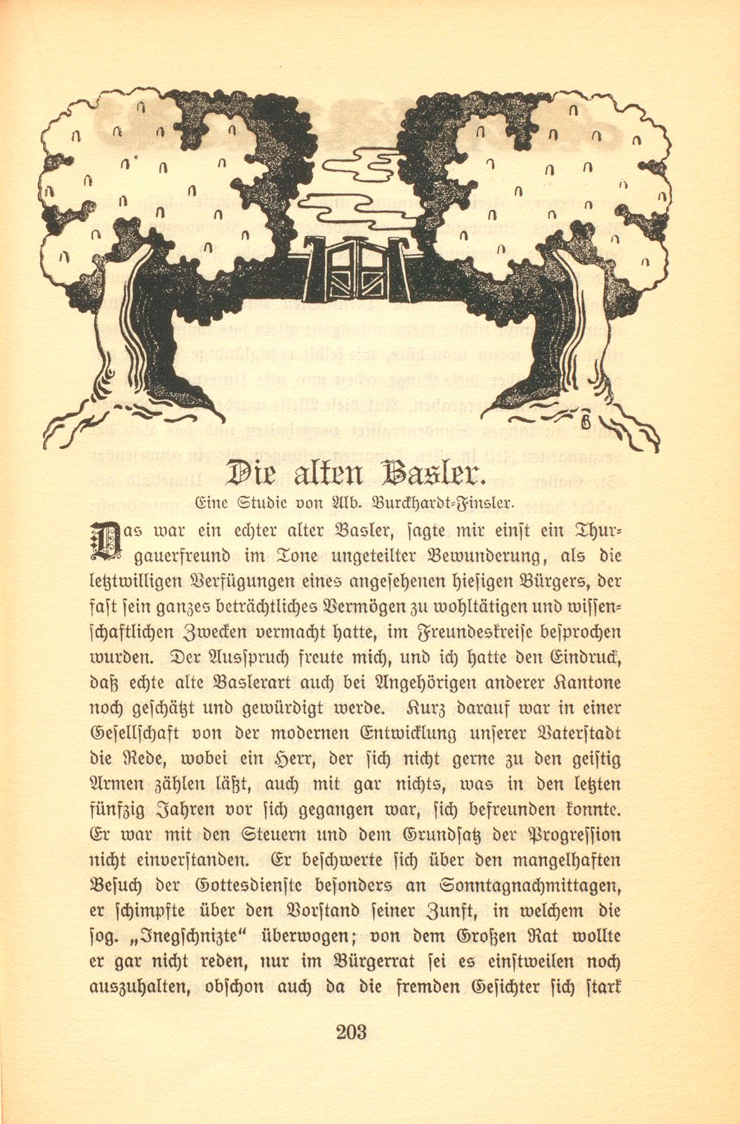 Die alten Basler – Seite 1