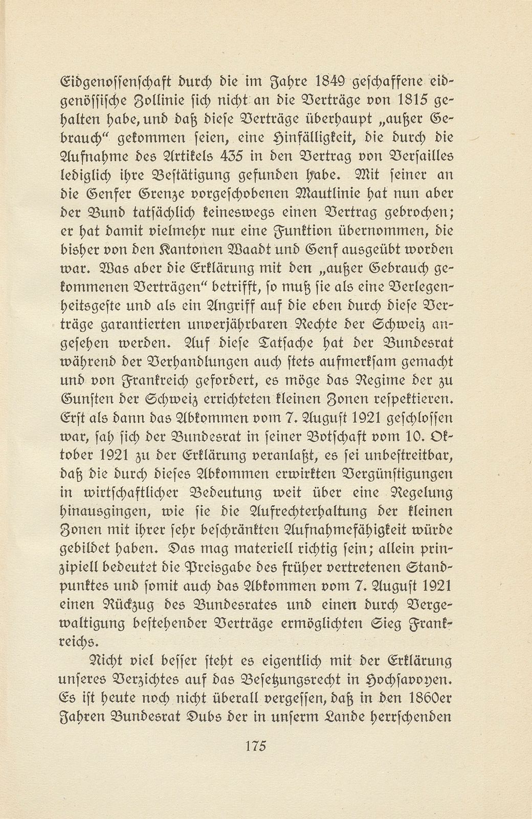 Zur Geschichte der Zonen von Gex und von Hochsavoyen – Seite 89