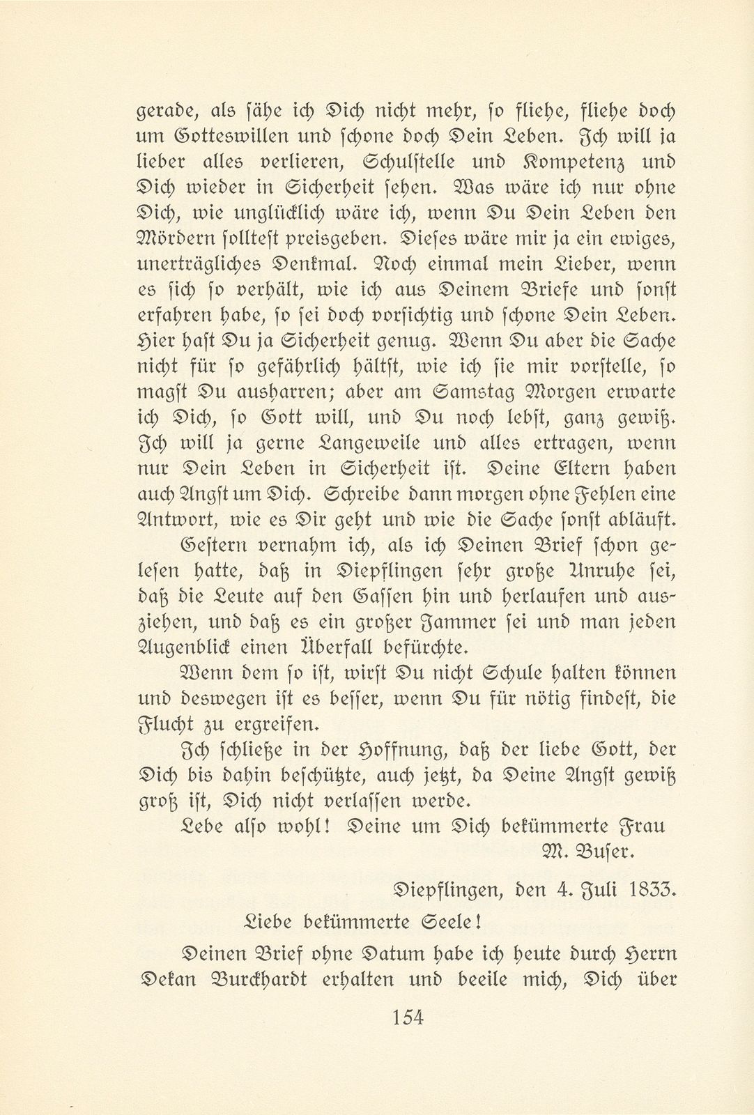 Briefe aus den Dreissigerwirren [M. Buser-Rolle] – Seite 26