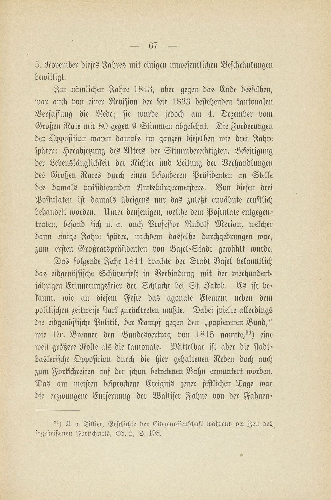 Basel zur Zeit der Freischarenzüge und des Sonderbunds – Seite 23