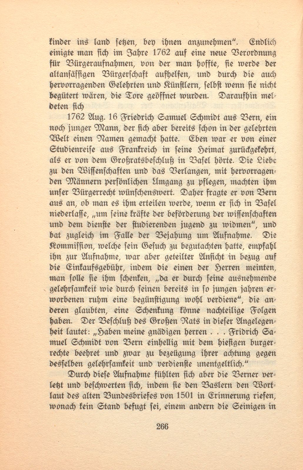 Vom Zuwachs der Basler Bürgerschaft aus der Universität bis zur Revolutionszeit – Seite 36