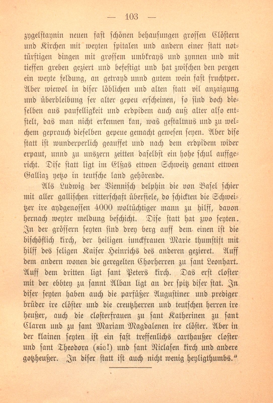 Zum Titelbild [Holzschnitt zu Basels Stadtbild in der Weltchronik des Hartmann Schedel (1493)] – Seite 4