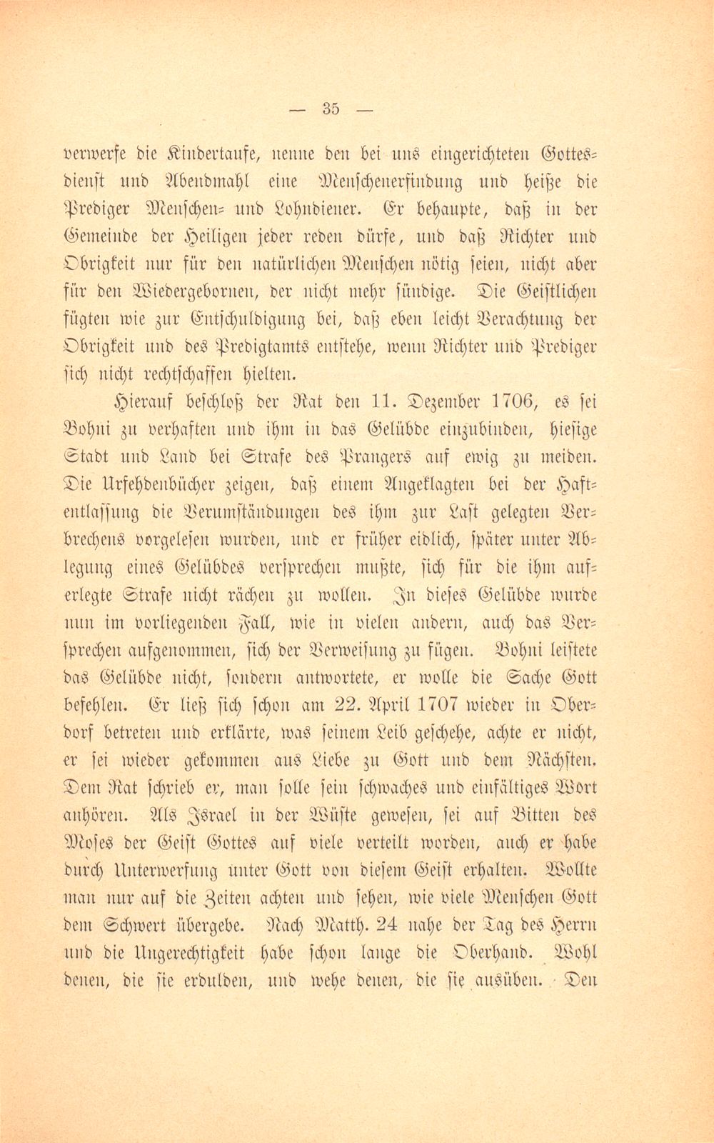 Die Basler Separatisten im ersten Viertel des XVIII. Jahrhunderts – Seite 6