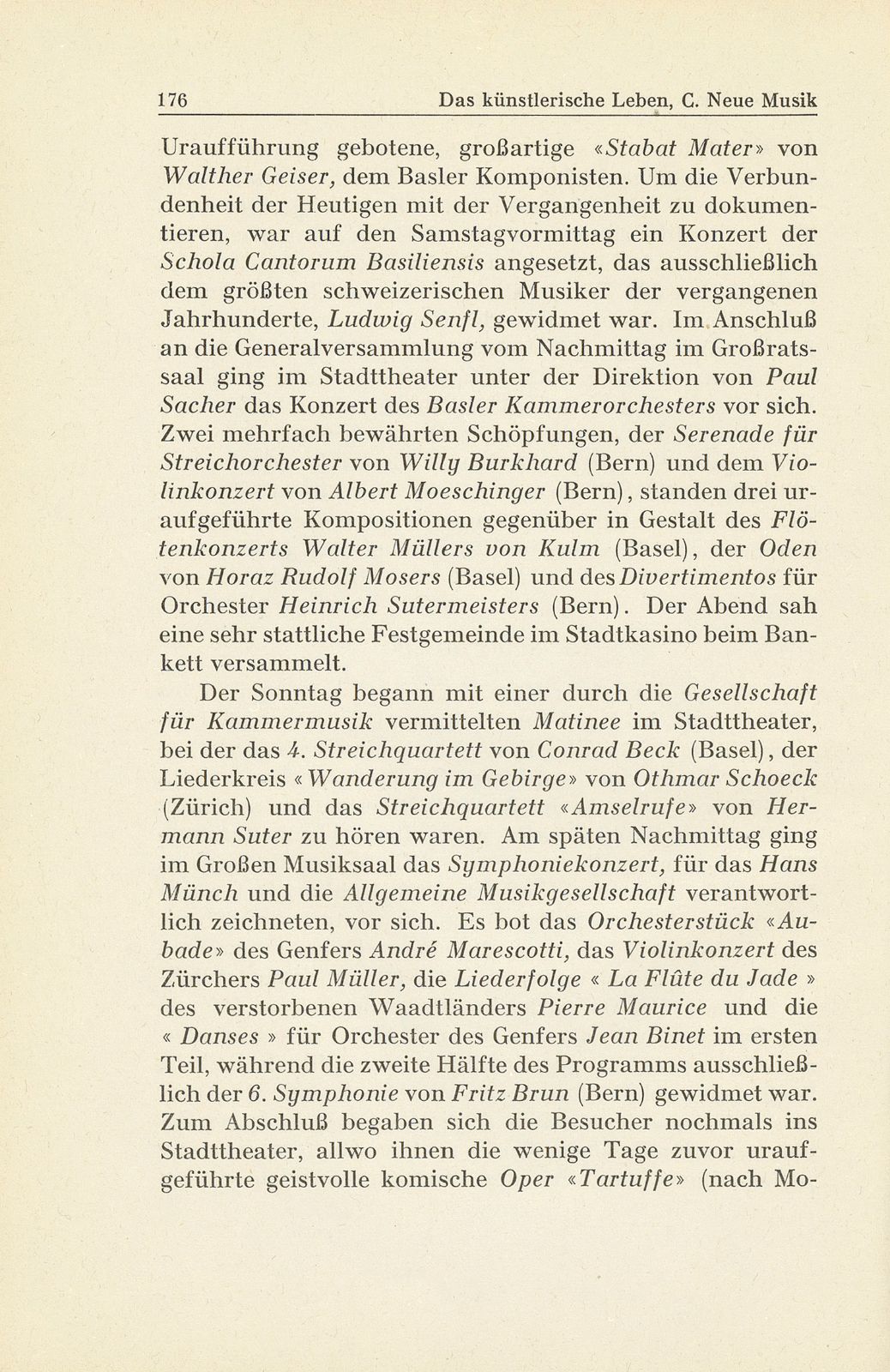 Das künstlerische Leben in Basel vom 1. Oktober 1936 bis 30. September 1937 – Seite 2