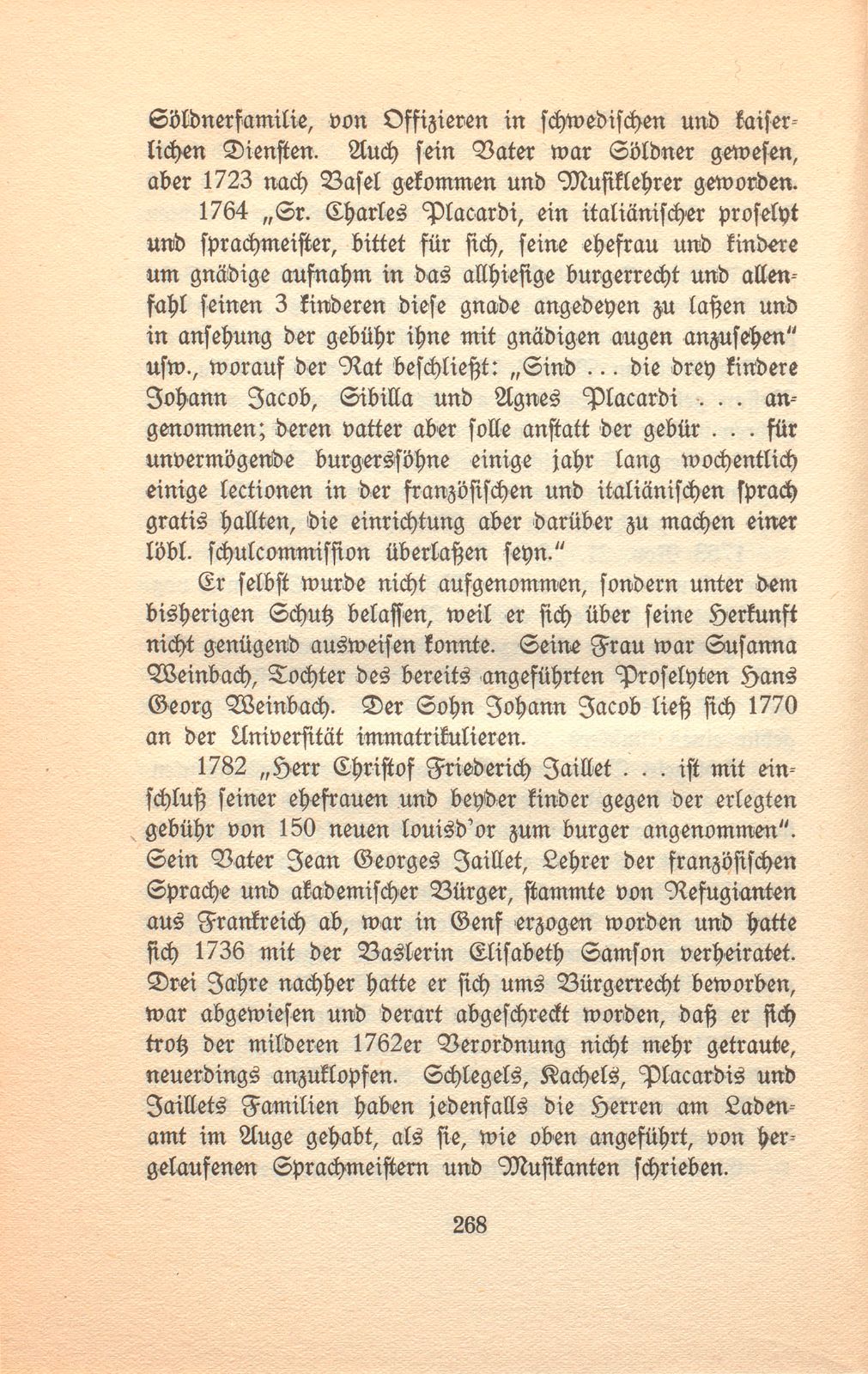 Vom Zuwachs der Basler Bürgerschaft aus der Universität bis zur Revolutionszeit – Seite 38