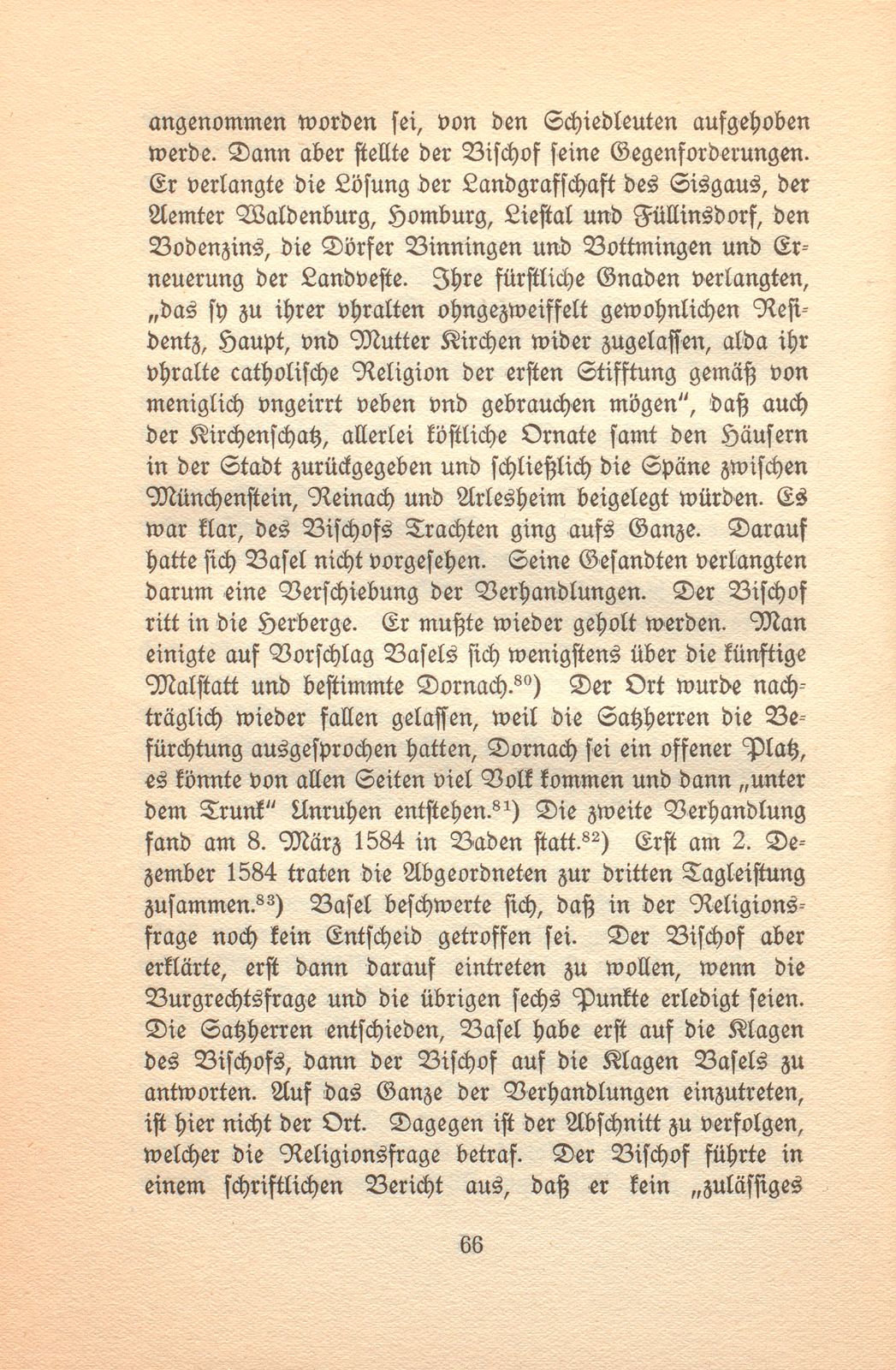 Die Gegenreformation im baslerisch-bischöflichen Laufen – Seite 36