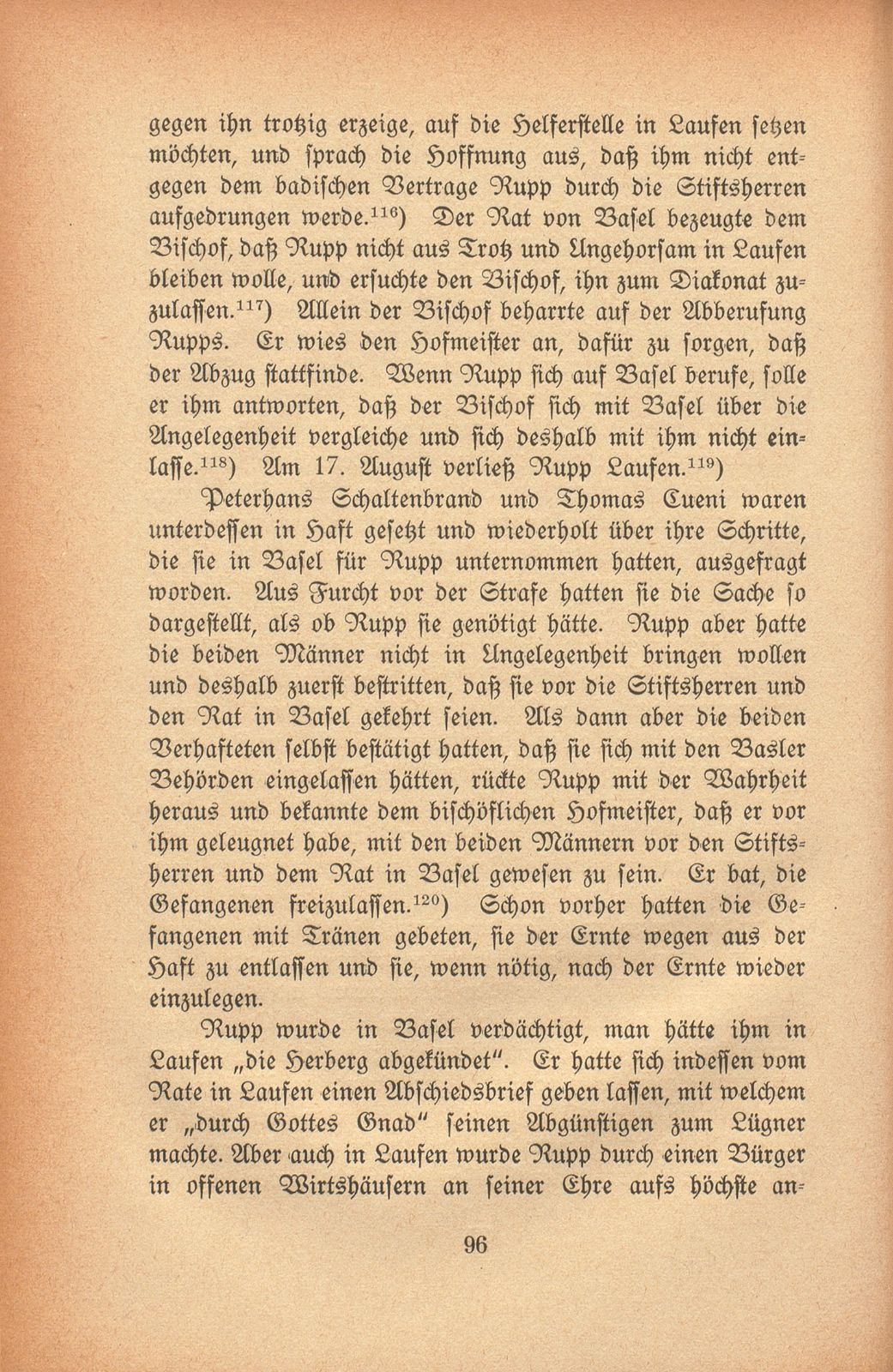 Die Gegenreformation im baslerisch-bischöflichen Laufen – Seite 6