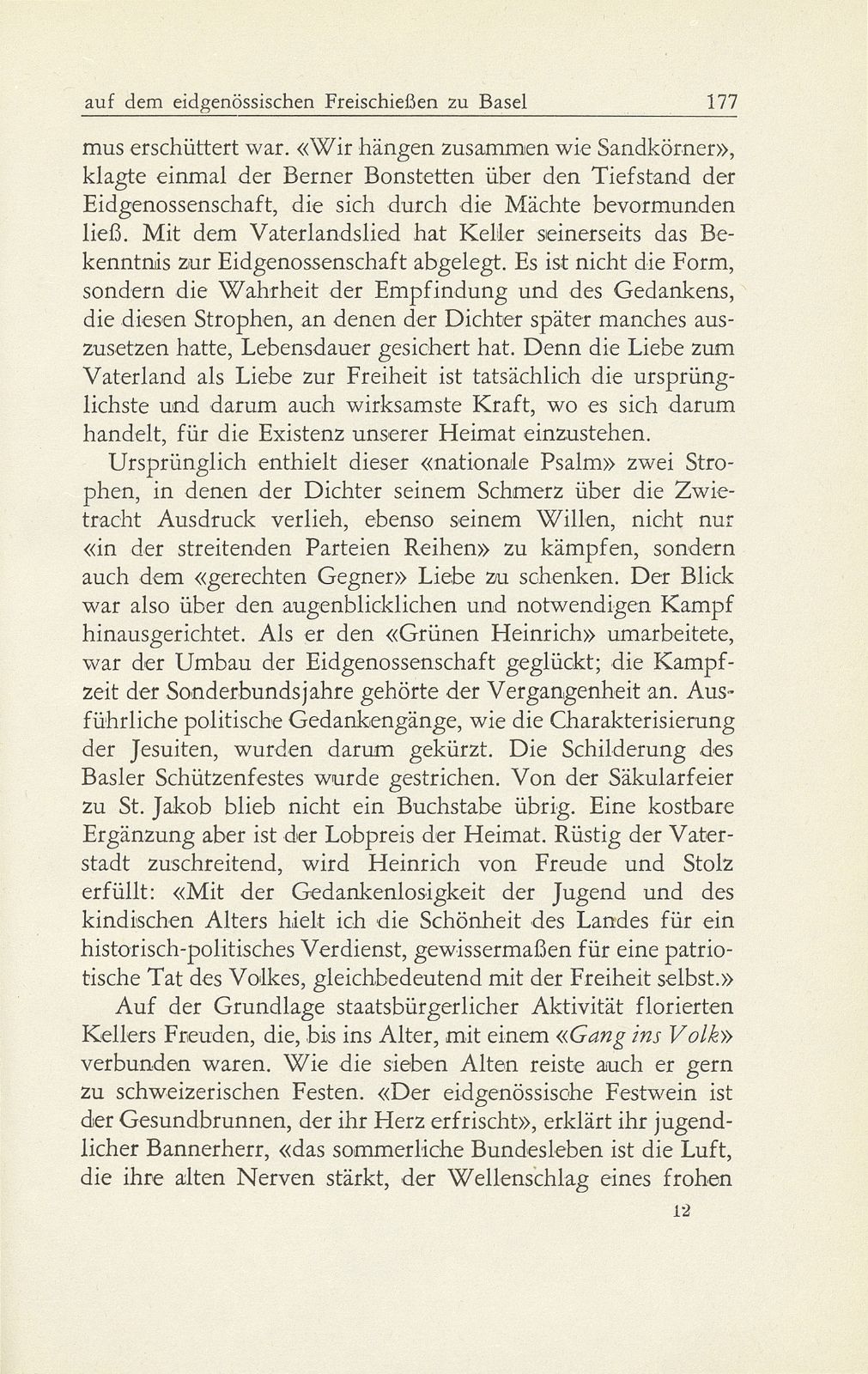 Der grüne Heinrich auf dem eidgenössischen Freischiessen zu Basel im Jahre 1844 – Seite 18