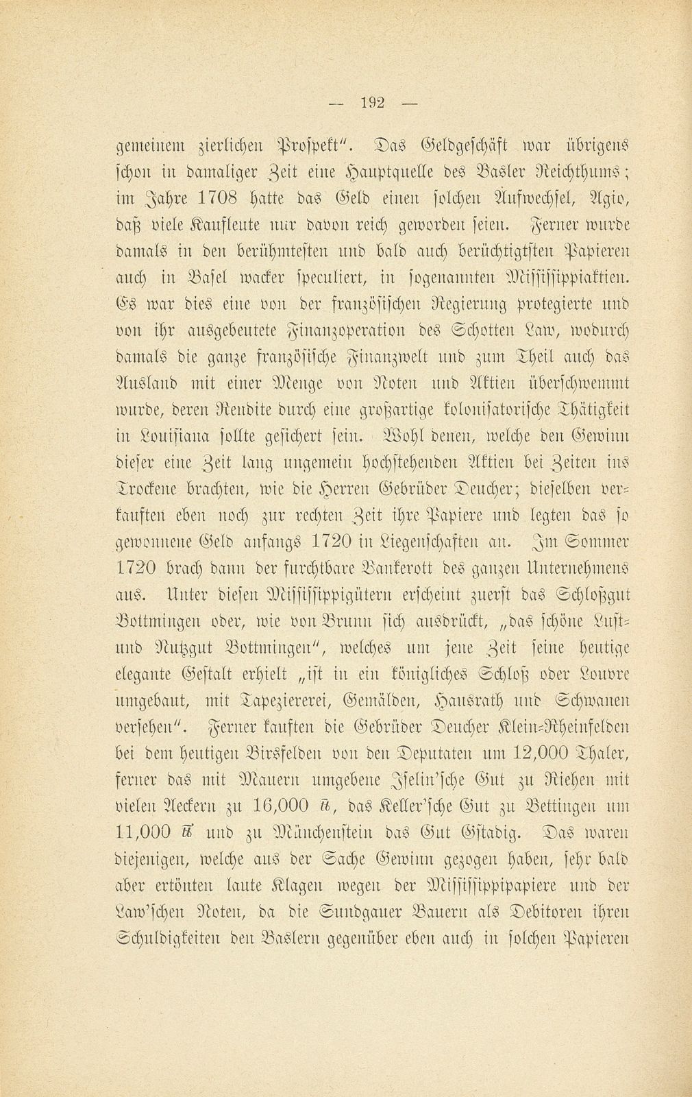 Mitteilungen aus einer Basler Chronik des beginnenden XVIII. Jahrhunderts [Sam. v. Brunn] – Seite 28