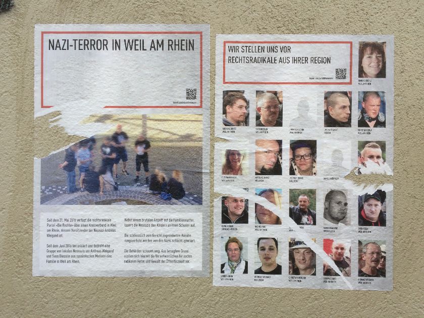 Plakat «Nazi-Terror in Weil. Rechtsradikale aus Ihrer Region» – {source?html}