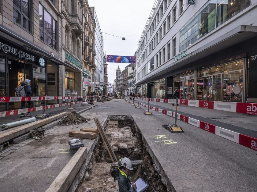 Archäologische Bodenforschung, Ausgrabung Freie Strasse – {source?html}