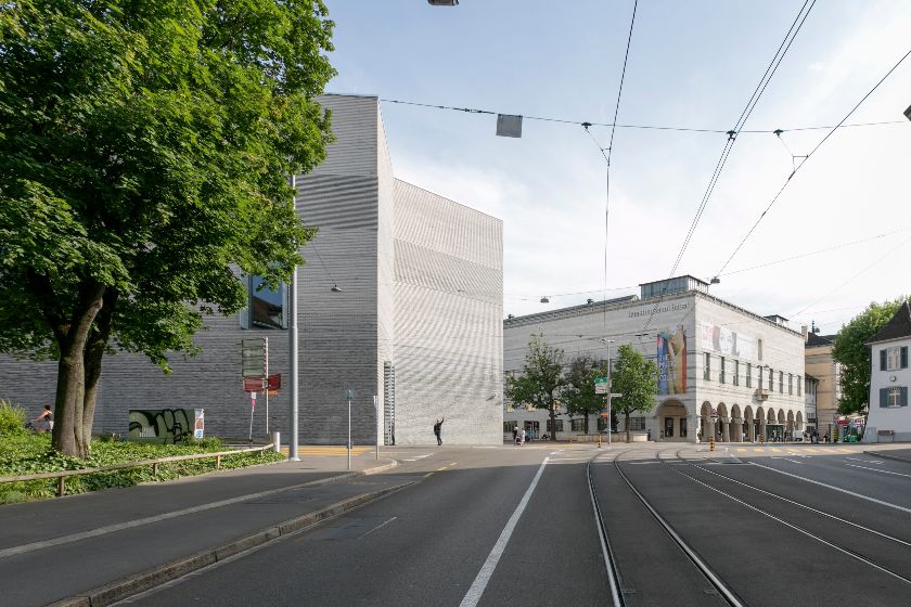 Kunstmuseum Altbau (rechts), Neubau (links) – {source?html}