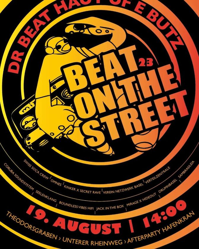 Flyer ‹Beat on the Street› – {source?html}