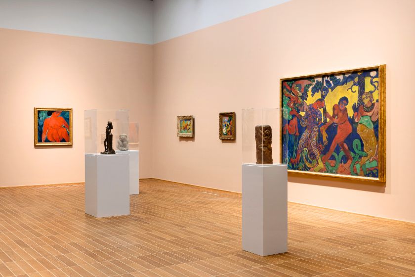 ‹Matisse, Derain und ihre Freunde. Die Pariser Avantgarde 1904–1908› (Maurice de Vlaminck, ‹Nu rouge›,1905; André Derain, ‹La Danse›) – {source?html}