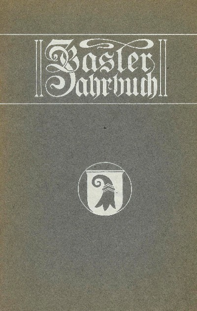 Basler Jahrbuch 1930