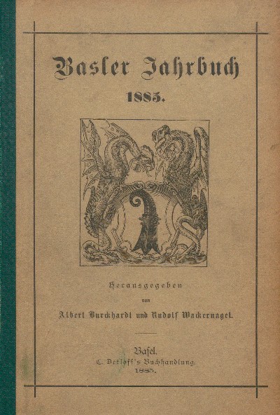 Basler Jahrbuch 1885