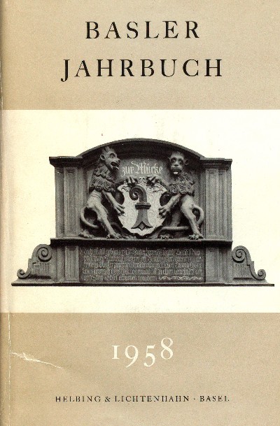 Basler Jahrbuch 1958