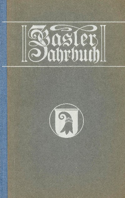 Basler Jahrbuch 1939