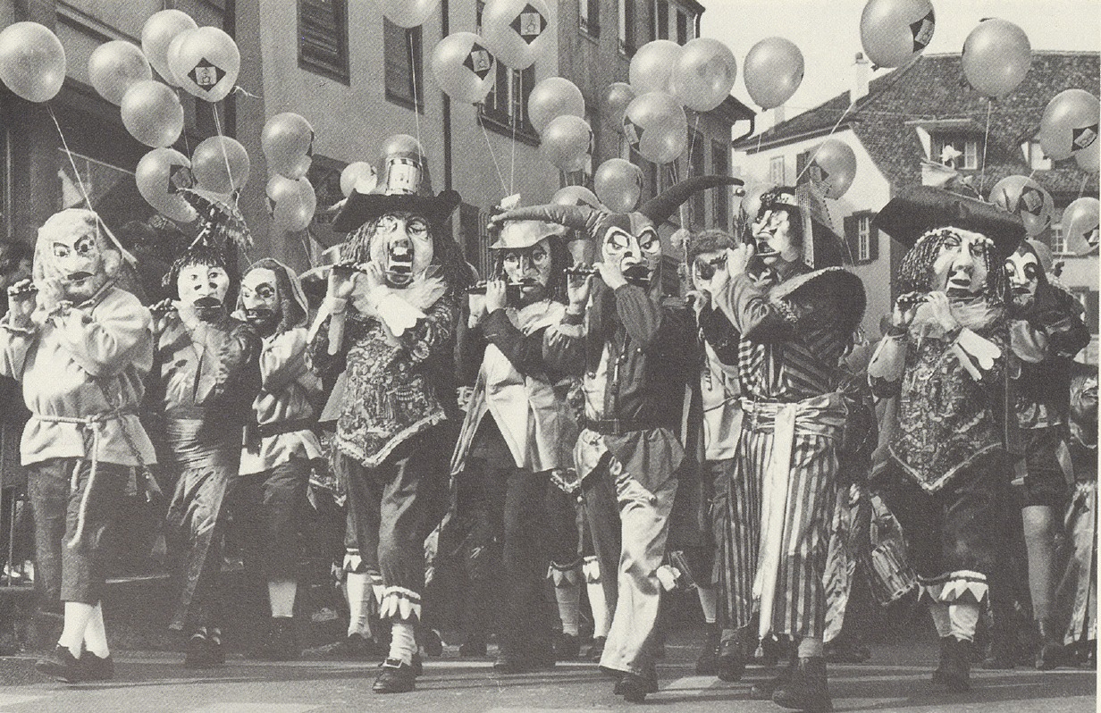 Fasnacht in Basel vor 40 Jahren im Jahr 1985